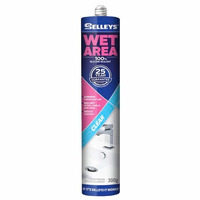 Selleys Wet Area Silicone 300ml Clear