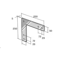 Bowmac Bracket BS45 Strap SS