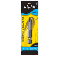 Alpha Phillips Insert Bit 1 x 25mm (Card of 2)