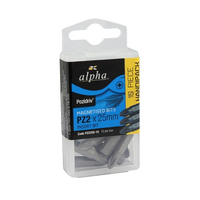 Alpha Pozi Insert Bit 2 x 25 (Card of 2)