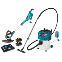 Makita 18V LXT Brushless Drywall Sander And L-Class Corded Vacuum