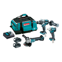 Makita 18V LXT 3 Piece Hammer Drill / Impact Wrench / Grinder Kit