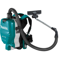Makita 18Vx2 (36V) LXT Brushless Backpack Vacuum 32mm Hose And Straight Pipe - Tool Only