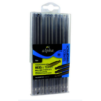 Alpha Hex Ball End Power Bit 5 x 50mm - Pack 10