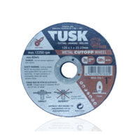 Tusk Metal Cut Off Blade MCO103 125 x 1.0 x 22.3 New Generation 10 Pack