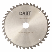 DART Timber Blade 136mm 20T 20mm Bore