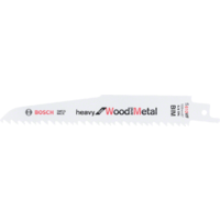Bosch 2608657608 S 610 VF Heavy for Wood and Metal Reciprocating Saw Blades 150 x 22 x 1.6 5/8TPI 